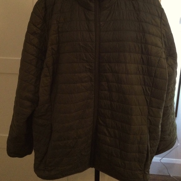 Green light weight winter jacket - Picture 1 of 5